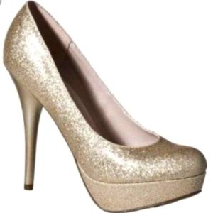 Gold Glam Heels